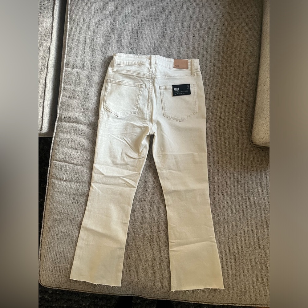 Brand new never one white denim jeans PAIGE size 27 petite